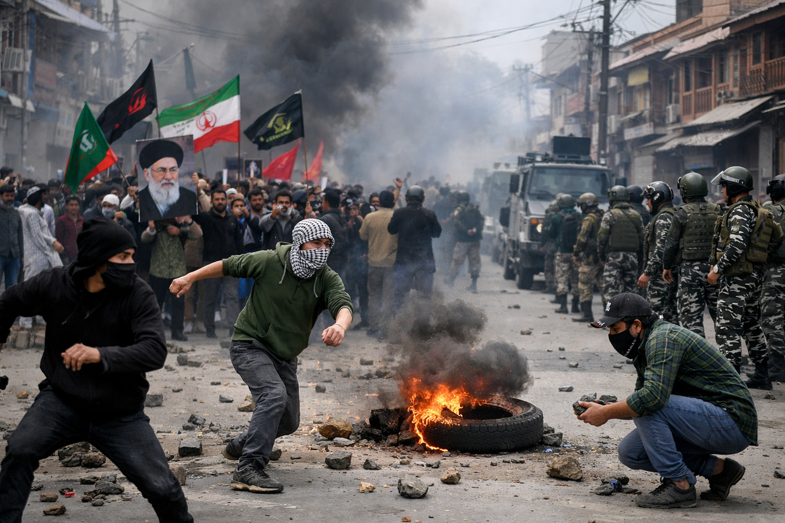 Internet Speeds Cut Across Kashmir Amid Street Protests Over Iranian Leader’s Killing